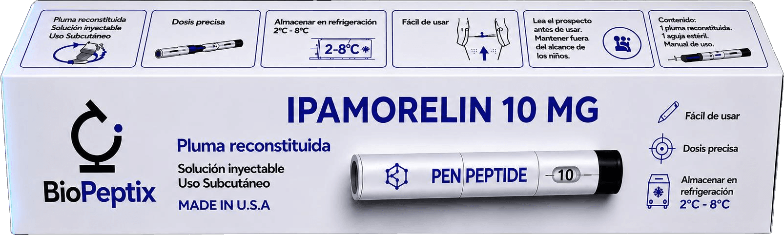 Ipamorelin Pluma 10 mg